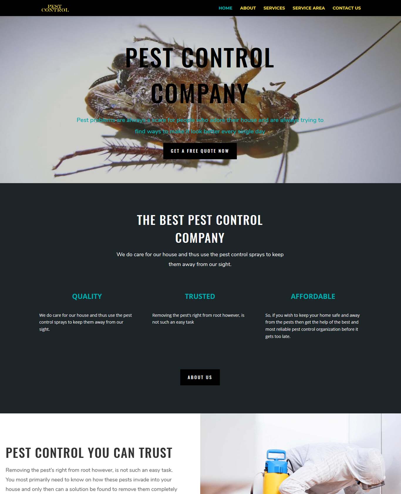 PEST CONTROL Websites